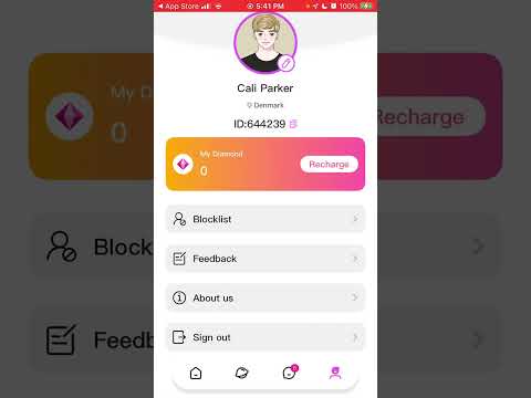 How to delete account in Winkle Live Chat app?