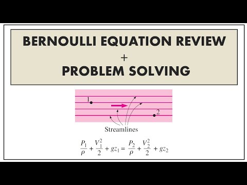Bernoulli equation review || Problem Solving || Fluid Mechanics