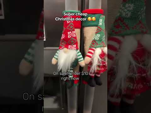 Super cheap way to add a little extra christmas spirit 🥰 these gnomes are adorable!!
