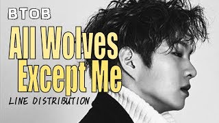BTOB - ALL WOLVES EXCEPT ME Line Distribution