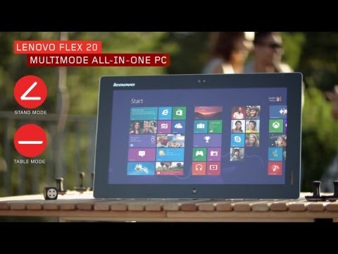 Lenovo Flex 20 all-in-one PC tour