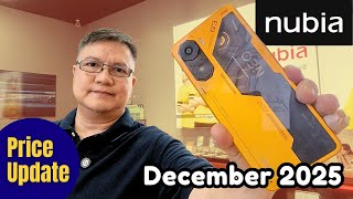 NUBIA Price List for December 2025