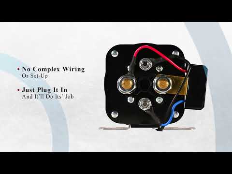 AIMS Dual Sensing Battery Isolator for Main and Aux Batteries 300 Amp BATISO300