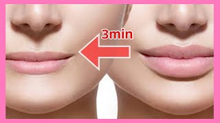 3mins!! Get Slimmer & Thinner Lips Naturally with this Massage & Exercises | Reduce Mouth Sagging