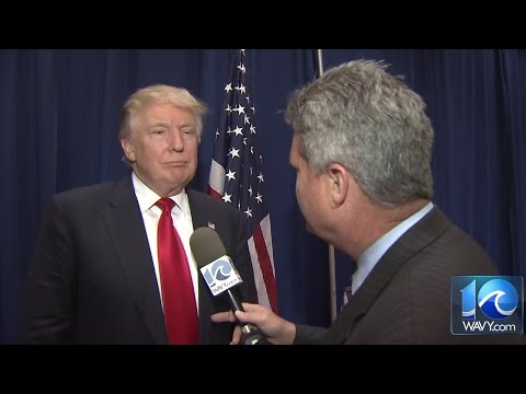 Donald Trump interviews one-on-one with Andy Fox
