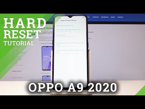 How to Factory Reset OPPO A9 2020 - Delete Personal Data & Customized Settings