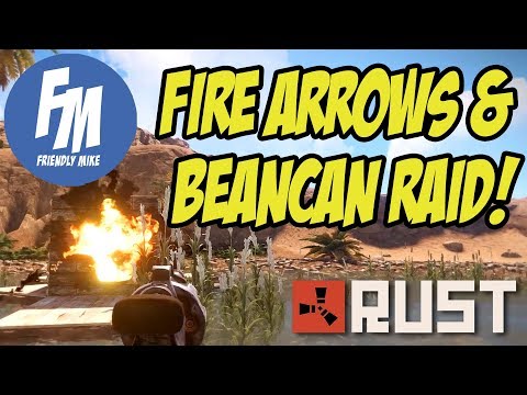 FIRE ARROWS and a BEANCAN RAID! | Rust Solo Survival S23E02