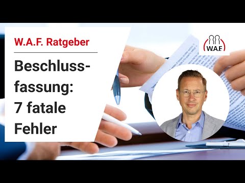 7 fatale Fehler bei der Beschlussfassung | Betriebsrat Video