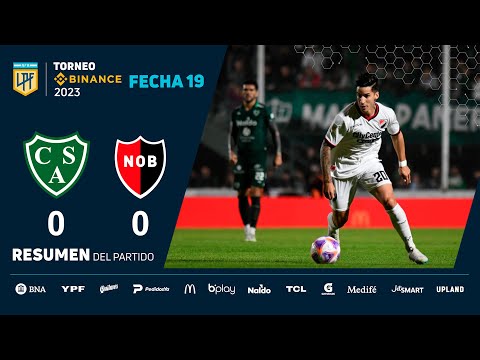 #TorneoBinance 2023 | Fecha 19 | resumen de Sarmiento - Newell's