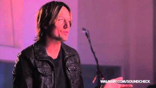 Keith Urban on Walmart Soundcheck - About &quot;Right on Back to You&quot;