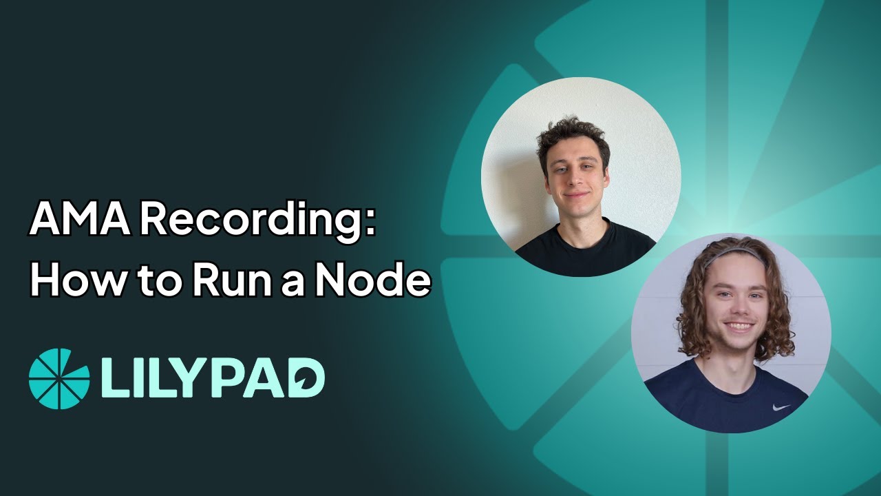 AMA Recording: How To Run a Node