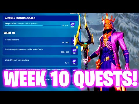 How To Complete Week 10 Quests in Fortnite - All Week 10 Challenges Fortnite Chapter 5 Season 2