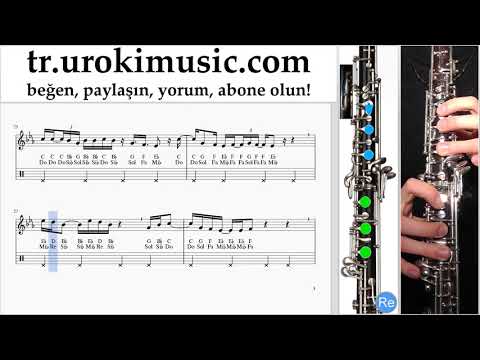 Obua dersleri Martin Garrix feat Khalid - Ocean Notalar Eğitim um-i723