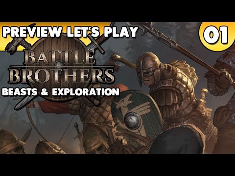Battle Brothers - Beasts & Exploration - Preview Let's Play 👑 #001 [Deutsch/German][Gameplay]