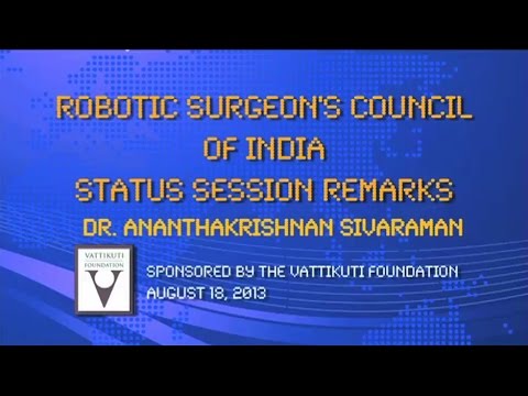 RSC Status Session Remarks Dr Anathakrishnan Sivaraman