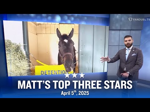 Matt Bernier's Top Three Stars of April 5, 2025