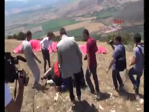 Tokat Valisi Cevdet Can Yamaç Paraşütüyle Yere Çakıldı