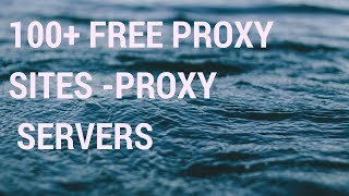 Download lagu 100 Free Proxy Sites Browse Anonymously smadcode... mp3