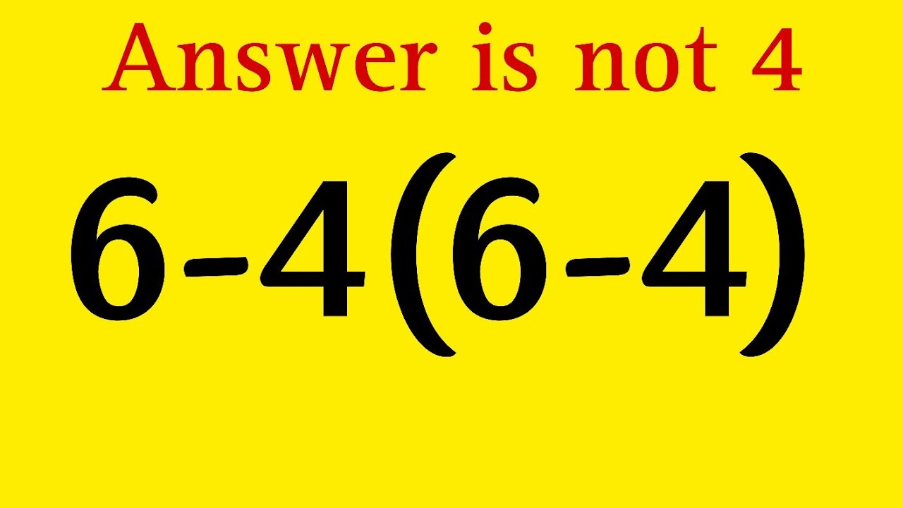 Only 1 in 5 Can Solve This Simple Math Problem! #simplify