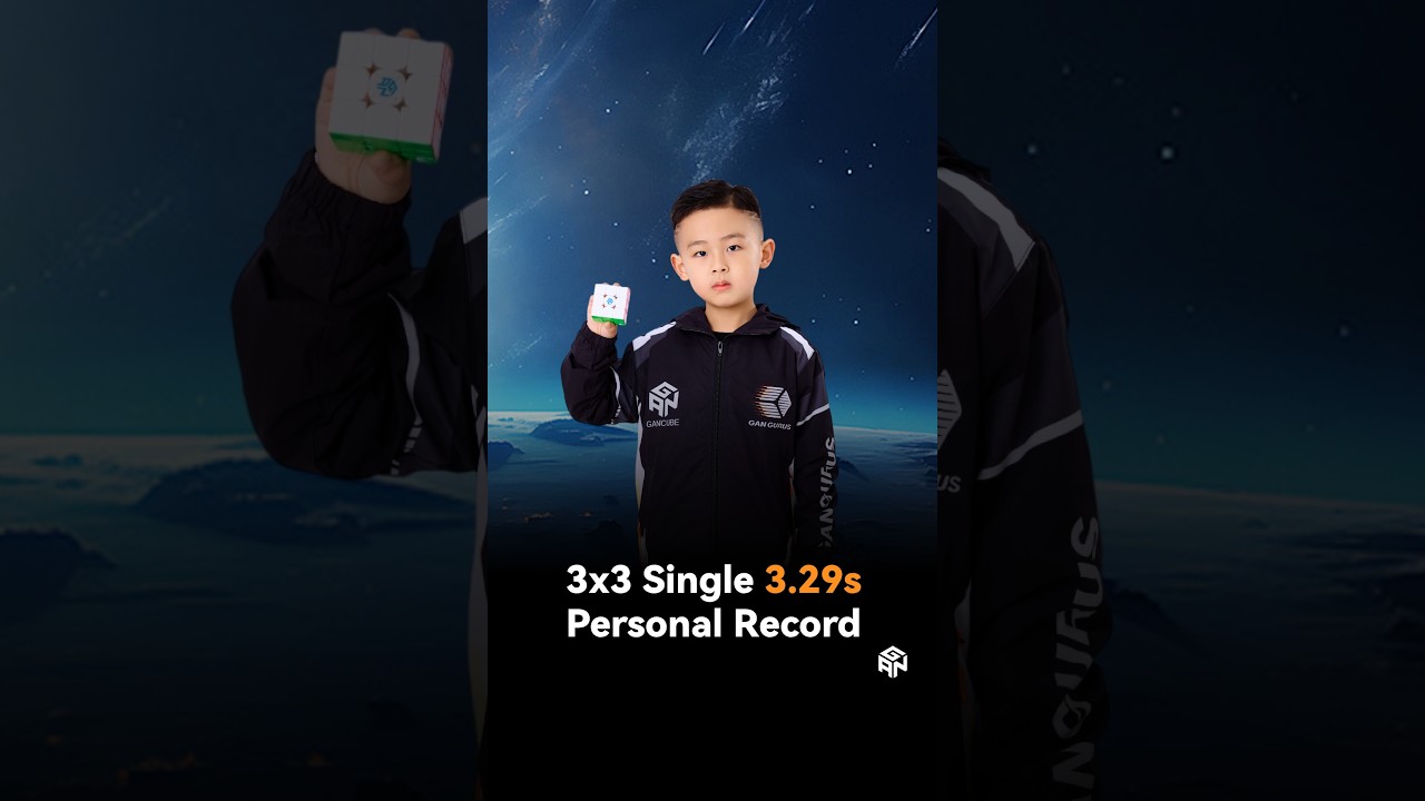 GANCUBE - 3x3 Single PR 3.29s | Yi Shen