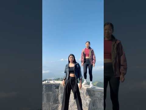 Suna suna sanam🥰 with my sister♥️ #dance #induvlogs #bandipurtanahunnepal #minigreatwall