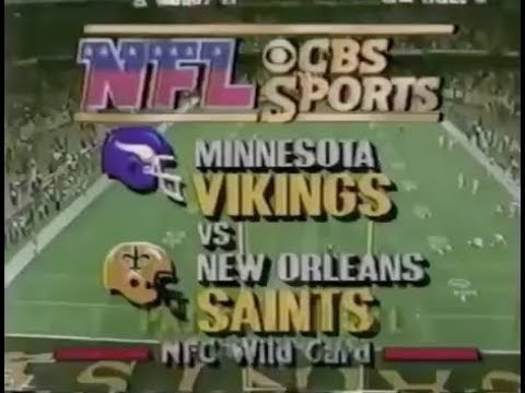 1987 NFC Wild Card - Vikings vs. Saints