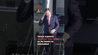 US Vice President Vance heads to Pakistan for Iran nuclear negotiations