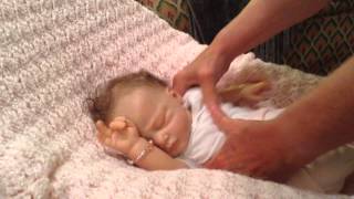 Changing Lillie Beth, Reborn Baby Doll, with the Assistance of My Precious Little Granddaughter