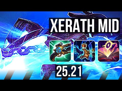 XERATH vs ZED (MID) | Dominating | EUW Diamond | 25.21