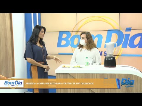 Personal Chef Fit ensina como fazer um suco para fortalecer sua imunidade 10 02 2022