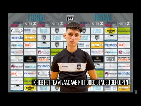 Heracles Almelo futsal - Drienerlo Interview na de met 7-1 gewonnen wedstrijd