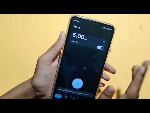 How to remove Alarm in Moto G71 5G | Alarm Kaise Hataye | delete alarm setting
