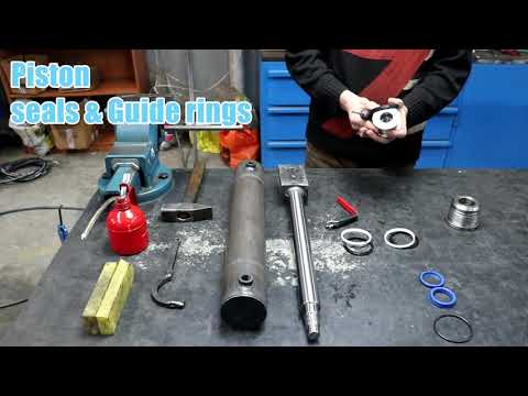 Hydraulic cylinder assembling