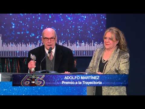 Premios Cóndor 2015: Premio a la Trayectoria, Adolfo Martínez.