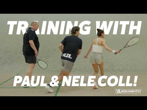 Behind the Scenes of Elite Squash Preparation With Paul & Nele Coll! 🏋️