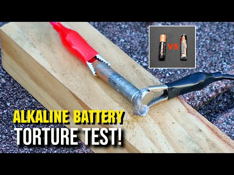 Leak Testing Duracell & Energizer Alkaline Battery Seals! EXPERIMENT