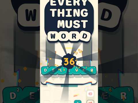 EVERYTHING MUST WORD: Anagram video thumbnail