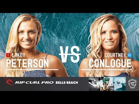 Lakey Peterson vs. Courtney Conlogue - Semifinals, Heat 1 - Rip Curl Pro Bells Beach W 2019