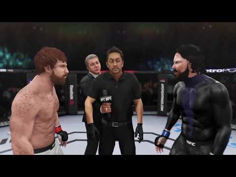 Chuck Norris vs. John Wick (EA Sports UFC 3) - CPU vs. CPU - Crazy UFC 👊🤪
