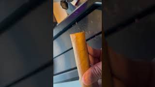 Don’t smoke a cigar with a hole in it. Possible Beetle Hole?
