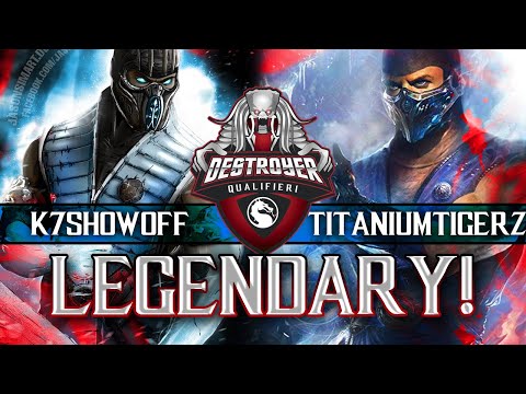 K7 Showoff vs Titaniumtigerz - Destroyer's Qualifier 1 Tournament - MK11 (LEGENDARY MIRROR!)