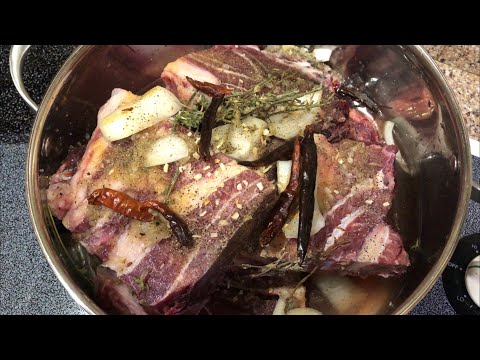 TACOS DE CACHETE DE RES (BARBACOA) RIQUÍSIMA Y RÁPIDA DE HACER