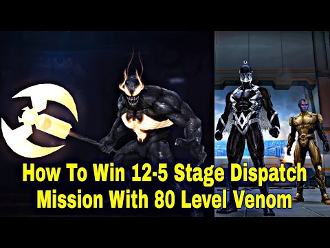 80 Level Venom Clear Dispatch Mission 12-5 With Rage 2022 - Marvel Future Fight