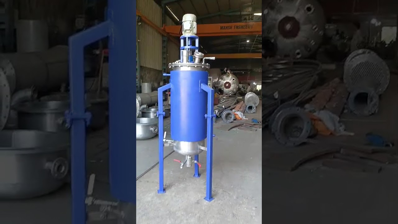 Jacketed Reactor #reactionvessel #chemical #jacket #industrial #export #india #karadani #machine