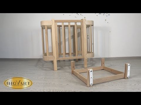 Сборка и установка маятника к кроватке модели Nika.