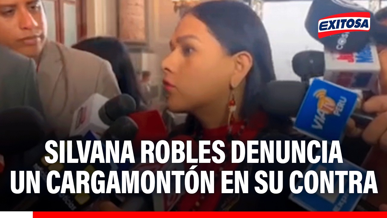 🔴🔵 Silvana Robles denuncia un cargamontón en su contra