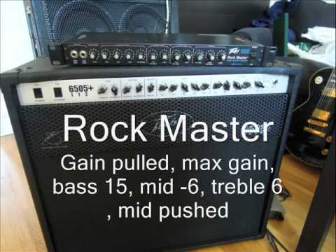 Peavey Rock Master vs MOD vs Peavey 6505+ 112