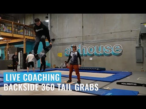 Cноуборд Live Coaching: Backside 360 Tail Grabs