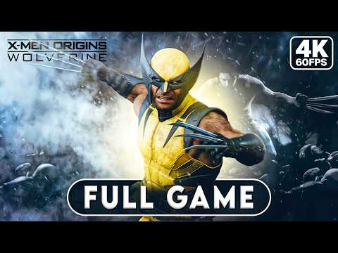 X-MEN ORIGINS WOLVERINE Gameplay Walkthrough FULL GAME [4K 60FPS] - No Commentary