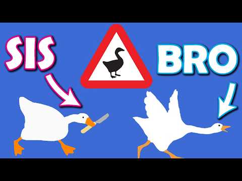 First Time Playing this Game (Untitled Goose Game, 2 Players)